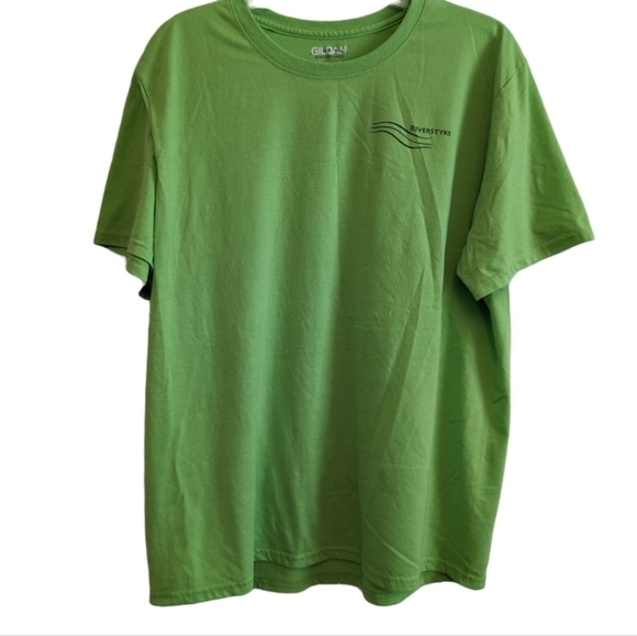 PICKLEBALL RIVERSTYKS Lime Green Performance Tshirt - Picture 2 of 5